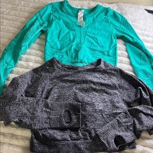 Fabletics Teal Knit Top